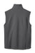 Port Authority F219 Mens Full Zip Fleece Vest Iron Grey Flat Back