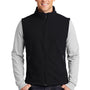 Port Authority Mens Full Zip Fleece Vest - Black