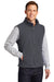Port Authority F219 Mens Full Zip Fleece Vest Iron Grey Model 3q