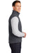Port Authority F219 Mens Full Zip Fleece Vest Iron Grey Model Side