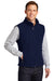 Port Authority F219 Mens Full Zip Fleece Vest True Navy Blue Model 3q