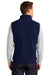 Port Authority F219 Mens Full Zip Fleece Vest True Navy Blue Model Back