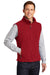 Port Authority F219 Mens Full Zip Fleece Vest True Red Model 3q
