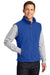 Port Authority F219 Mens Full Zip Fleece Vest True Royal Blue Model 3q