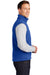 Port Authority F219 Mens Full Zip Fleece Vest True Royal Blue Model Side