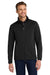 Port Authority F222 Mens Full Zip Fleece Jacket Black Model Front