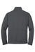 Port Authority F222 Mens Full Zip Fleece Jacket Graphite Grey Flat Back
