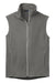 Port Authority F226 Mens Pill Resistant Microfleece Full Zip Vest Pearl Grey Flat Front