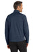 Port Authority F231 Mens Full Zip Fleece Jacket Navy Blue Model Back