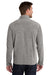 Port Authority F235 Mens Heather Pill Resistant Microfleece Full Zip Sweatshirt w/ Pockets Heather Pearl Grey Model Back