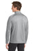 Sport-Tek F243 Mens Sport-Wick Moisture Wicking Fleece 1/4 Zip Sweatshirt Silver Grey/Black Model Back