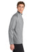 Sport-Tek F243 Mens Sport-Wick Moisture Wicking Fleece 1/4 Zip Sweatshirt Silver Grey/Black Model Side