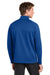 Sport-Tek F243 Mens Sport-Wick Moisture Wicking Fleece 1/4 Zip Sweatshirt True Royal Blue/Silver Grey Model Back