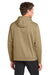 Sport-Tek F244 Mens Sport-Wick Moisture Wicking Fleece Hooded Sweatshirt Hoodie w/ Pouch Pocket Coyote Brown Model Back