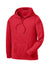 Sport-Tek F244 Mens Sport-Wick Moisture Wicking Fleece Hooded Sweatshirt Hoodie w/ Pouch Pocket Deep Red Flat Front