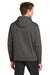 Sport-Tek F244 Mens Sport-Wick Moisture Wicking Fleece Hooded Sweatshirt Hoodie w/ Pouch Pocket Iron Grey Model Back