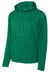 Sport-Tek F244 Mens Sport-Wick Moisture Wicking Fleece Hooded Sweatshirt Hoodie w/ Pouch Pocket Kelly Green Flat Front