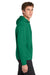 Sport-Tek F244 Mens Sport-Wick Moisture Wicking Fleece Hooded Sweatshirt Hoodie w/ Pouch Pocket Kelly Green Model Side