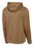 Sport-Tek F244 Mens Sport-Wick Moisture Wicking Fleece Hooded Sweatshirt Hoodie w/ Pouch Pocket Woodland Brown Flat Back