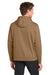 Sport-Tek F244 Mens Sport-Wick Moisture Wicking Fleece Hooded Sweatshirt Hoodie w/ Pouch Pocket Woodland Brown Model Back