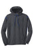 Sport-Tek F246 Mens Tech Moisture Wicking Fleece Hooded Sweatshirt Hoodie w/ Pouch Pocket Heather Graphite Grey/True Royal Blue Flat Front