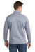 Sport-Tek F247 Mens Tech Moisture Wicking Fleece 1/4 Zip Sweatshirt w/ Pocket Heather Grey Model Back