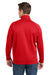 Sport-Tek F247 Mens Tech Moisture Wicking Fleece 1/4 Zip Sweatshirt w/ Pocket True Red Model Back