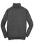 Sport-Tek F247 Mens Tech Moisture Wicking Fleece 1/4 Zip Sweatshirt w/ Pocket Heather Graphite Grey Flat Back