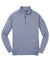 Sport-Tek F247 Mens Tech Moisture Wicking Fleece 1/4 Zip Sweatshirt w/ Pocket Heather Grey Flat Front