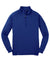 Sport-Tek F247 Mens Tech Moisture Wicking Fleece 1/4 Zip Sweatshirt w/ Pocket True Royal Blue Flat Front