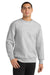 Sport-Tek F280 Mens Fleece Crewneck Sweatshirt Heather Grey Model Front