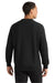 Sport-Tek F280 Mens Fleece Crewneck Sweatshirt Black Model Back