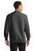 Sport-Tek F280 Mens Fleece Crewneck Sweatshirt Heather Graphite Grey Model Back