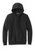 Sport-Tek F281 Mens Fleece Hooded Sweatshirt Hoodie w/ Pouch Pocket Black Flat Front
