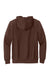 Sport-Tek F281 Mens Fleece Hooded Sweatshirt Hoodie w/ Pouch Pocket Brown Flat Back