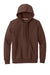 Sport-Tek F281 Mens Fleece Hooded Sweatshirt Hoodie w/ Pouch Pocket Brown Flat Front