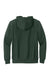 Sport-Tek F281 Mens Fleece Hooded Sweatshirt Hoodie w/ Pouch Pocket Dark Green Flat Back