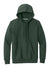 Sport-Tek F281 Mens Fleece Hooded Sweatshirt Hoodie w/ Pouch Pocket Dark Green Flat Front