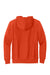 Sport-Tek F281 Mens Fleece Hooded Sweatshirt Hoodie w/ Pouch Pocket Orange Flat Back