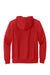 Sport-Tek F281 Mens Fleece Hooded Sweatshirt Hoodie w/ Pouch Pocket Red Flat Back