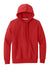 Sport-Tek F281 Mens Fleece Hooded Sweatshirt Hoodie w/ Pouch Pocket Red Flat Front
