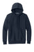 Sport-Tek F281 Mens Fleece Hooded Sweatshirt Hoodie w/ Pouch Pocket True Navy Blue Flat Front