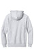 Sport-Tek F282 Mens Fleece Full Zip Hooded Sweatshirt Hoodie w/ Pockets Heather Grey Flat Back