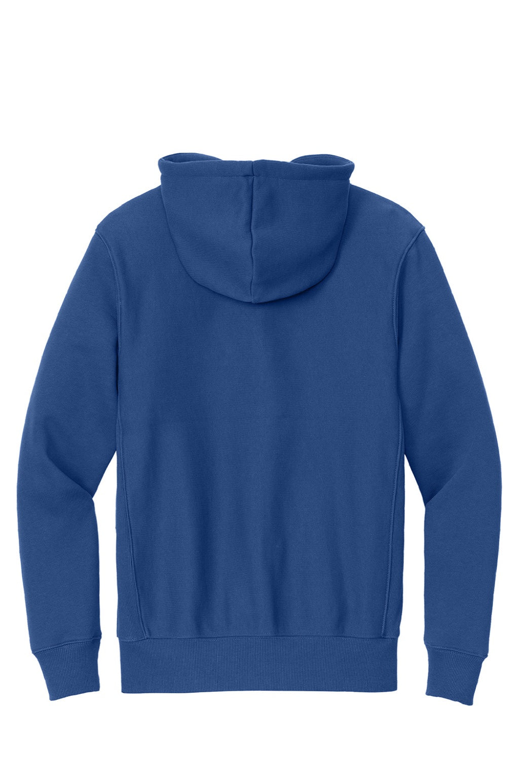 Sport-Tek F282 Mens Fleece Full Zip Hooded Sweatshirt Hoodie w/ Pockets Royal Blue Flat Back