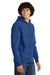 Sport-Tek F282 Mens Fleece Full Zip Hooded Sweatshirt Hoodie w/ Pockets Royal Blue Model Side