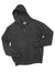 Hanes F280 Mens Ultimate Cotton PrintPro XP Pill Resistant Full Zip Hooded Sweatshirt Hoodie w/ Pockets Heather Charcoal Grey Flat Front