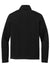 Port Authority F426 Mens Arc Pill Resistant Sweater Fleece 1/4 Zip Jacket Deep Black Flat Back
