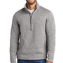 Port Authority Mens Arc Pill Resistant Sweater Fleece 1/4 Zip Jacket - Heather Deep Smoke Grey
