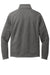 Port Authority F428 Mens Arc Pill Resistant Sweater Fleece Full Zip Jacket Heather Smoke Grey Flat Back