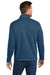 Port Authority F428 Mens Arc Pill Resistant Sweater Fleece Full Zip Jacket Heather Insignia Blue Model Back